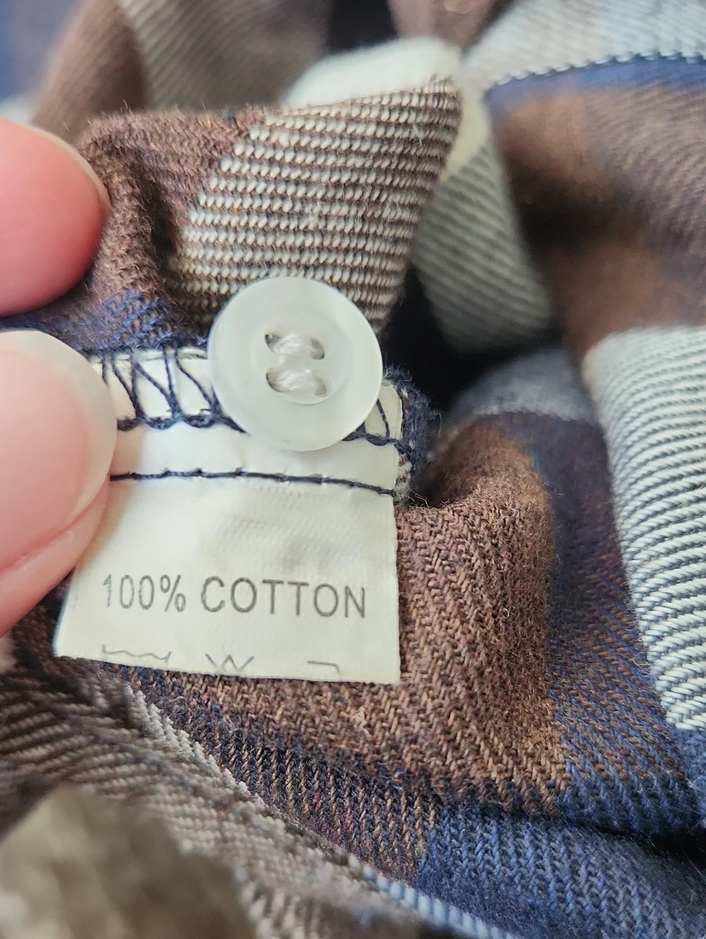 Boy's Long Sleeved Button Up Flannel Shirt